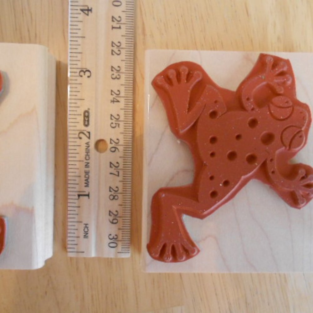 Stampin Up! Set of 6 Leapfrog Rubber Stamps - Picture 7 of 12